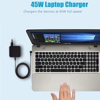 BIUBOTY 45W Laptop Töltő Asus Zenbook és Vivobook Sorozathoz - 19V 2.37A Adapter 4.0x1.35mm Csatlakozóval - Kompatibilis UX330 UX305 X540 Mo 2