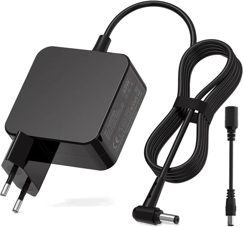 BIUBOTY 45W Laptop Töltő Asus Zenbook és Vivobook Sorozathoz - 19V 2.37A Adapter 4.0x1.35mm Csatlakozóval - Kompatibilis UX330 UX305 X540 Mo