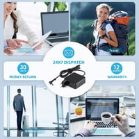 BIUBOTY 45W Laptop Töltő Asus Zenbook és Vivobook Sorozathoz - 19V 2.37A Adapter 4.0x1.35mm Csatlakozóval - Kompatibilis UX330 UX305 X540 Mo 7