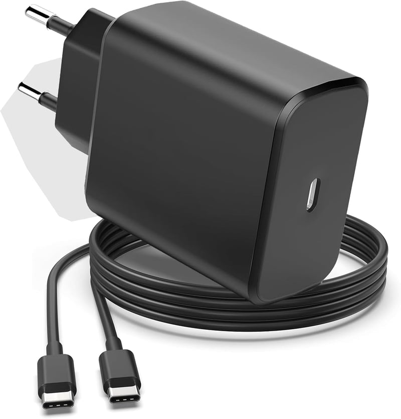 BIUBOTY 45W USB-C gyors töltő Samsung Galaxy S23 S22 Ultra Tab S7 S8 kábellel