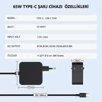 BIUBOTY 45W USB-C laptop töltő ASUS Chromebook és UX sorozathoz 2