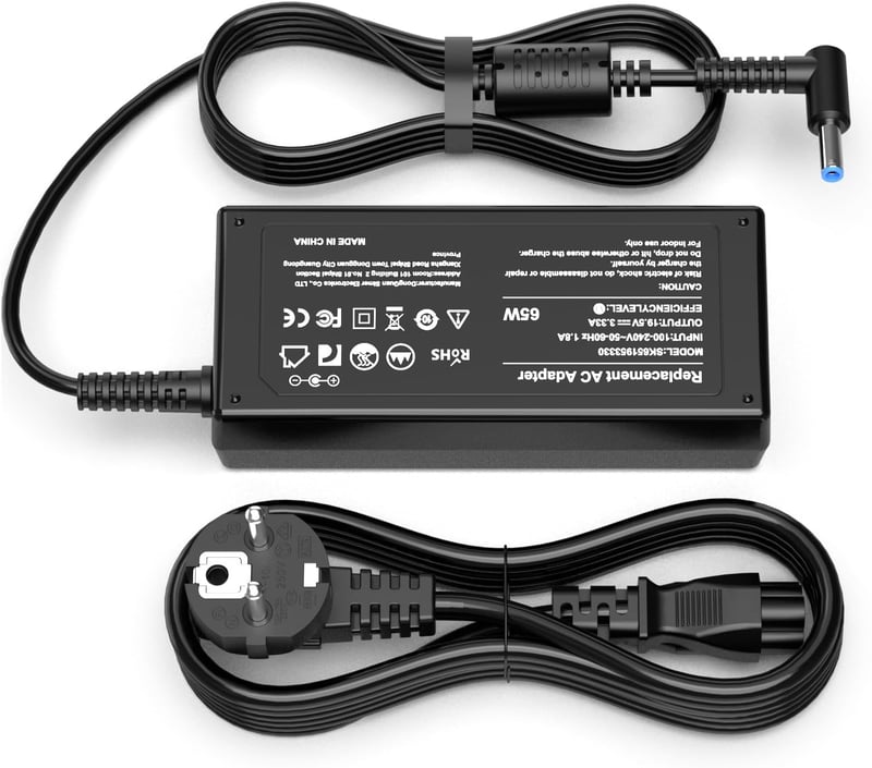 BIUBOTY 65W/45W Laptop Töltő HP Elitebook, Pavilion, Envy, Probook Sorozathoz - 19.5V Univerzális Notebook Adapter 4.5x3mm Csatlakozóval