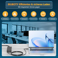 BIUBOTY 65W HP Laptop Töltő Pavilion DV6 DV7 ProBook EliteBook 18.5V 3.5A 5