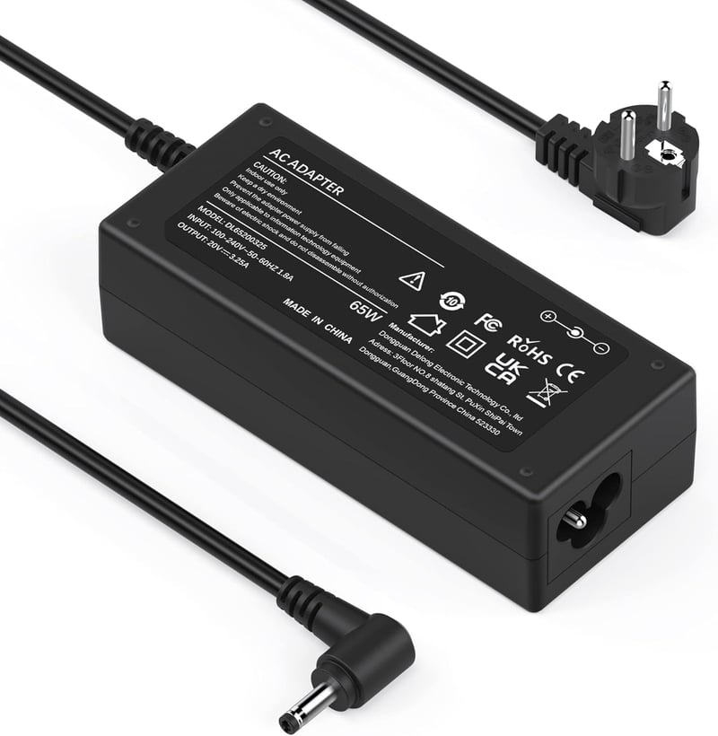 BIUBOTY 65W Lenovo IdeaPad 320 330 520 Yoga laptop töltő 4.0x1.7mm