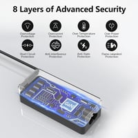 BIUBOTY 65W USB C Laptop Töltő Lenovo ThinkPad X1 Carbon, Yoga, T480, T490 Sorozathoz - Univerzális Notebook Adapter PD Gyorstöltéssel 5