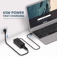 BIUBOTY 65W USB C Laptop Töltő Lenovo ThinkPad X1 Carbon, Yoga, T480, T490 Sorozathoz - Univerzális Notebook Adapter PD Gyorstöltéssel 7