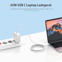 BIUBOTY 65W USB-C töltő MacBook Pro/Air és iPad Pro-hoz 2