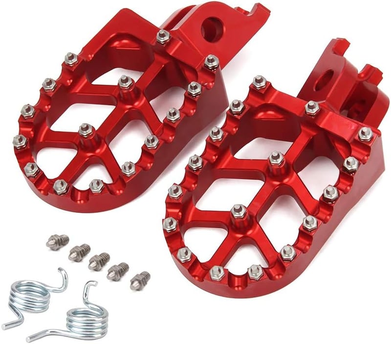 BIUGERCN Motoros Fékkar Kuplung Szett Alumínium CR125 CR250 CRF250 CRF450 Piros