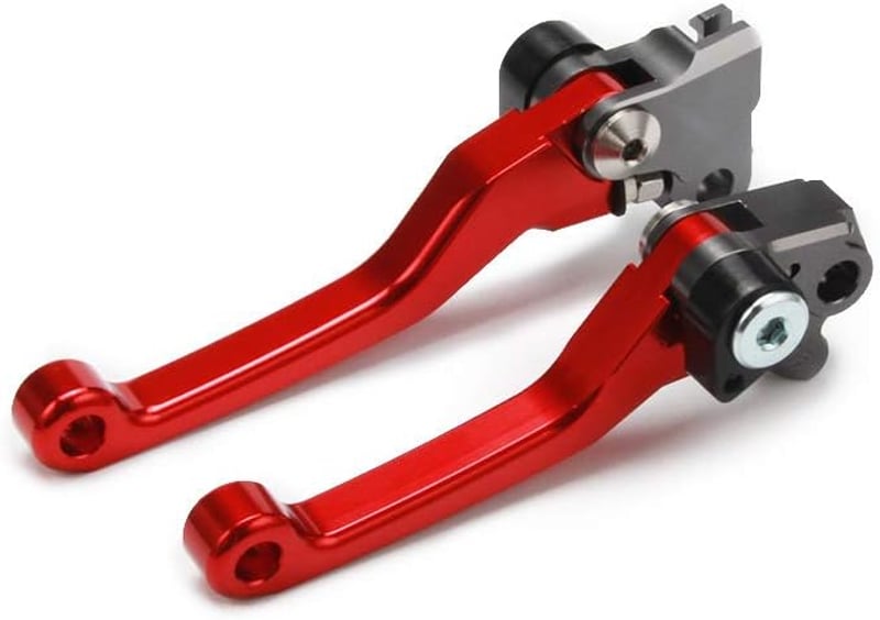 BIUGERCN Motoros Fékkar Kuplung Szett Alumínium CR125 CR250 CRF250 CRF450 Piros