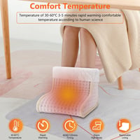 Biutee Elektromos Lábmelegítő Takaró 10 Hőfokszinttel, 30-60°C, Automatikus Kikapcsolással, Túlmelegedés Elleni Védelemmel, Mosható Béléssel 2