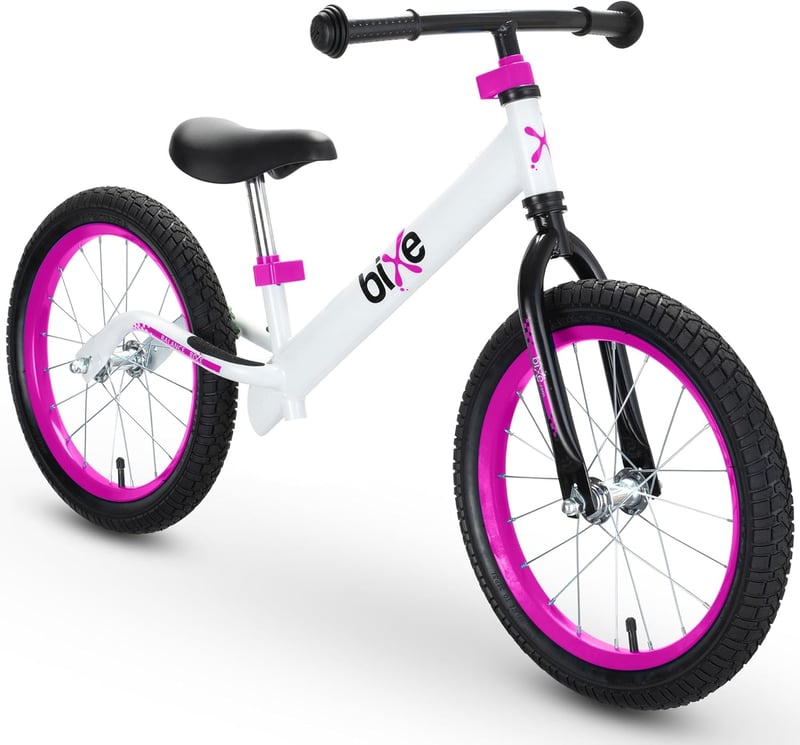 Bixe 12 Inch Aluminium Futóbicikli Pneumatikus Gumikkal 18 Hónapos Gyerekeknek