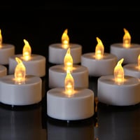 Biyanuo LED Teamécses 50db Elemmel Működő Flakkerő Dekorációs Gyertya 2
