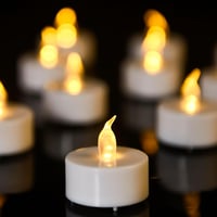 Biyanuo LED Teamécses 50db Elemmel Működő Flakkerő Dekorációs Gyertya 1