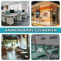 Suport pliante BJHYIZ cu 3 niveluri, format A4, din acril transparent, pentru broșuri, reviste, meniuri și cataloage 7