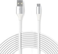 BJIDS Micro USB Töltőkábel 6m - Hosszabbító Kábel WyzeCam, Yi Cam, Nest Cam, Blink XT, Furbo Dog, Arlo Q, Netvue Kamerákhoz és Xbox One Kont 1