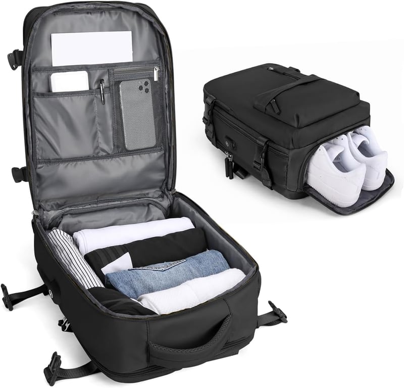 BJLFS 40x30x20 Ryanair Utazási Hátizsák Vízálló Laptop Backpack