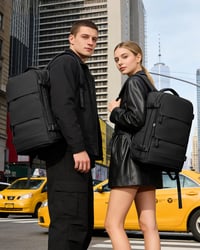 Rucsac laptop BJLFS pentru Ryanair 40 x 30 x 20 cm, cu pompă pentru bagaj de mână vidat, rucsac de călătorie de 16 inchi cu compartiment pentru laptop 2