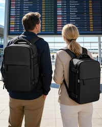BJLFS Vákuový batoh s kompresným systémom 40x30x20 cm, príručná batožina do lietadla Ryanair Wizzair, s USB portom, priehradkou na topánky a vodoodolným vreckom na notebook 2