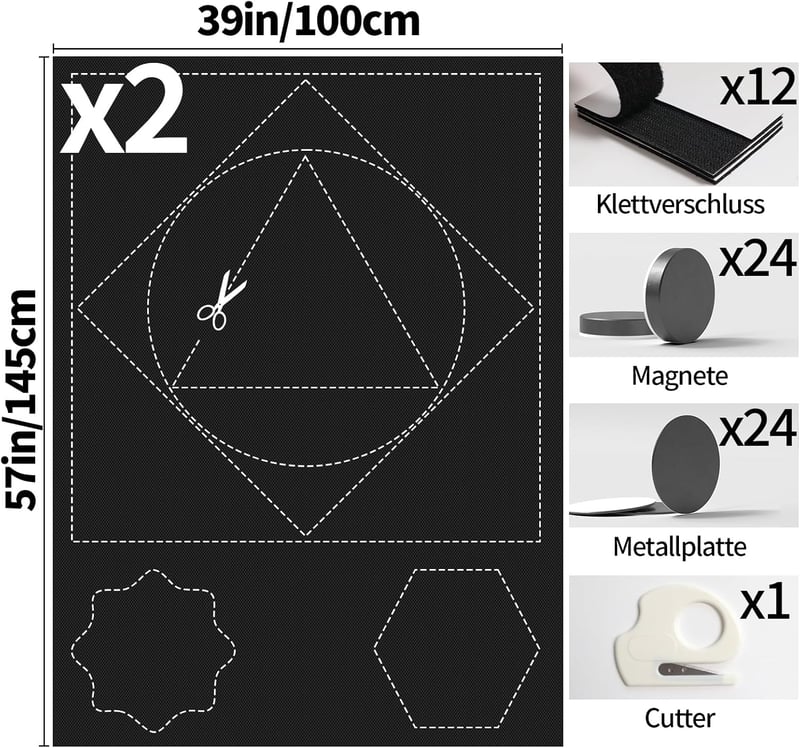 BKSAI Mágneses Ablaksötétítő 100x145cm Fényzáró Roletta Tetőablakhoz Fúrás Nélkül
