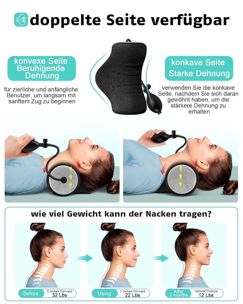 BLABOK Nyak és Váll Relaxer Nyaktrakciós Készülék Testtartás Korrektor