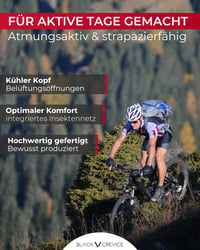 Cykloshelma Black Crevice pre dospelých, MTB prilba pre mužov a ženy, nastaviteľná veľkosť, čierna, S/M (54-58 cm) 4