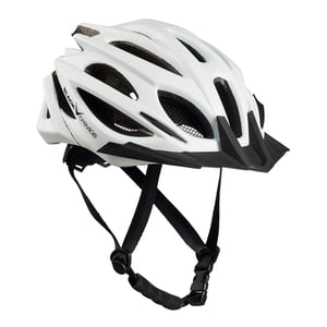 Black Crevice biciklistička kaciga za odrasle, veličina S/M (54-58 cm), bijela, MTB kaciga za muškarce i žene, podesiva, prozračna