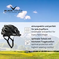 Cyklistická prilba Black Crevice pre dospelých, veľkosť S/M (54 – 58 cm), biela, MTB prilba pre mužov a ženy, nastaviteľná, odvetrávaná 2