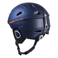 Cască de schi Black Crevice Kitzbühel pentru bărbați și femei, bleumarin/portocaliu, mărimea L, policarbonat, respirabilă, design sportiv cu mărime reglabilă 8