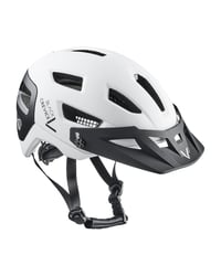 Cykloturistická prilba Black Crevice MTB biela/čierna M/L (58-61 cm) pánska dámska priedušná nastaviteľná cyklistická prilba 1