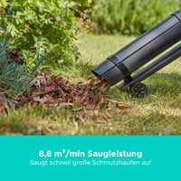 BLACK+DECKER BCBLV3625L1-QW Suflantă și aspirator de frunze cu acumulator 36V, cu funcție de tocare – Aspirator de frunze pentru grădină fără fir 3
