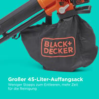 BLACK+DECKER BCBLV3625L1-QW Suflantă și aspirator de frunze cu acumulator 36V, cu funcție de tocare – Aspirator de frunze pentru grădină fără fir 7