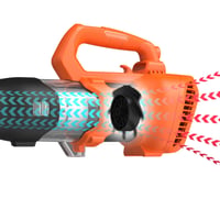 BLACK+DECKER BEBL184-QS Suflantă electrică axială pentru frunze - 1850W, viteză de suflare 190 km/h, volum de aer 765 m³/h, răzuitor integrat pentru frunze 4