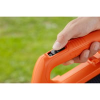 BLACK+DECKER BEBL184-QS Suflantă electrică axială pentru frunze - 1850W, viteză de suflare 190 km/h, volum de aer 765 m³/h, răzuitor integrat pentru frunze 7