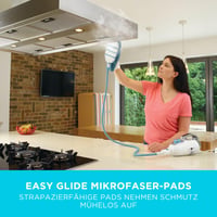 Parný mop BLACK+DECKER BHSM166DSM-QS 2 v 1 s čistiacou rukavicou SteaMitt a 11 kusmi príslušenstva 9