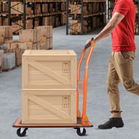 BLACK+DECKER BXWT-H303 Skladací plošinový vozík, nosnosť 80 kg, 60x40x80,5 cm, oceľový vozík s rukoväťou 9