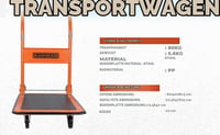BLACK+DECKER BXWT-H303 Skladací plošinový vozík, nosnosť 80 kg, 60x40x80,5 cm, oceľový vozík s rukoväťou 3