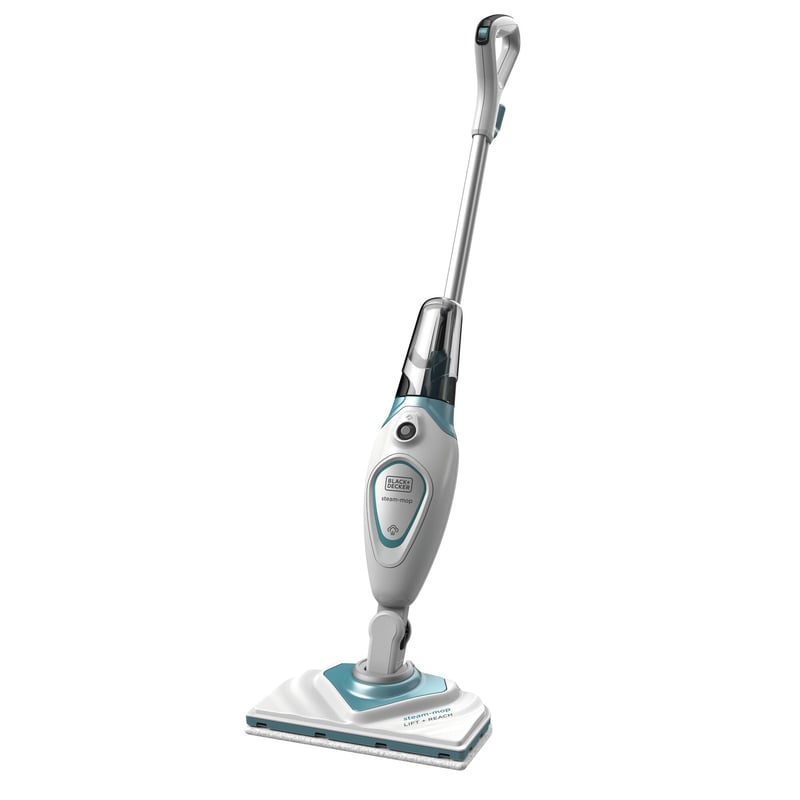 BLACK+DECKER FSM1616-QS Steam-Mop 2in1 Gőzseprű és Felmosó 1600W 350 ml tartály 5m kábel Autoselect technológia 2 felmosólappal