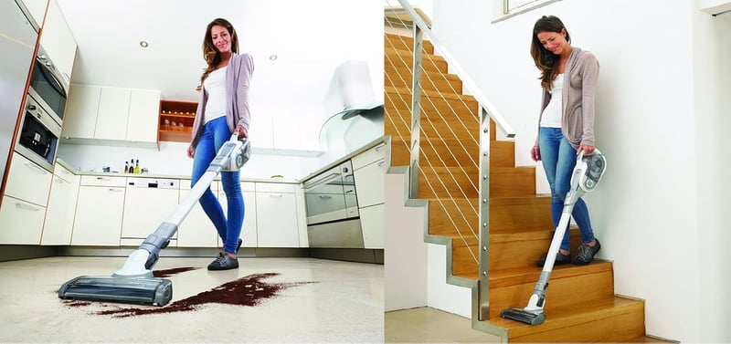 BLACK+DECKER HVFE2150L-QW fehér kézi porszívó fogantyúval