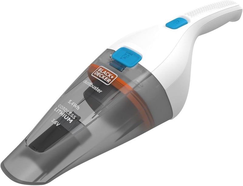BLACK+DECKER NVB115W 3.6V Lithium Kézitörlő Porszívó 325ml Fehér