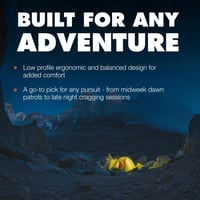 Lanternă frontală Black Diamond COSMO 350 – Lanternă frontală LED puternică cu lumină roșie pentru activități outdoor și sport 5
