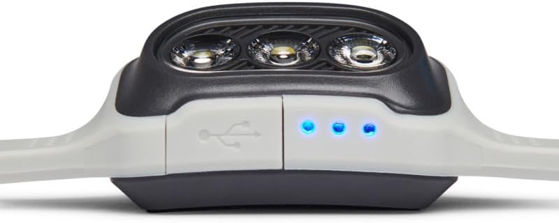Black Diamond DEPLOY 325 fejlámpa - Könnyű USB-s LED lámpa futáshoz - One size, Alloy