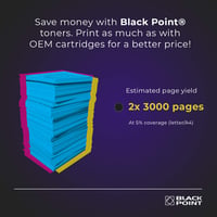 BLACK POINT prémiový toner 2 ks TN2420 TN2410 TN-2420 čierny, kompatibilný s Brother HL-L2350DW HL-L2375DW MFC-L2710DW MFC-L2750DW DCP-L2530DW L2310D L2370DN 3