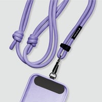 Șnur universal pentru telefon Black Rock cu carabină, curea reglabilă, violet 1
