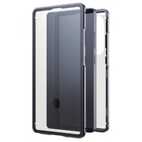 Puzdro Black Rock pre Samsung Galaxy S25 Ultra s hliníkovým rámom a 360° ochranou – čierne 1