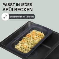 Black Sweden Home Teleszkópos Konyhai Szűrő BPA-Mentes Tészta Leszűrővel 2
