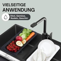 Black Sweden Home Teleszkópos Konyhai Szűrő BPA-Mentes Tészta Leszűrővel 4