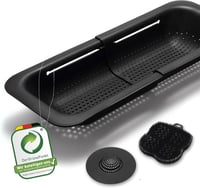 Black Sweden Home Teleszkópos Konyhai Szűrő BPA-Mentes Tészta Leszűrővel 1