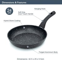 Blackmoor 24 cm-es serpenyő, tapadásmentes, indukciós, elektromos és gázfőzőlaphoz 2