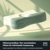 Ergonomický vankúš z pamäťovej peny BLACKROLL Recovery Pillow Plus, nastaviteľná výška (6-13 cm), 60x40 cm, vhodný pre spánok na boku, chrbte aj bruchu. 4