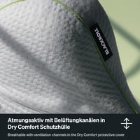 Ergonomický vankúš z pamäťovej peny BLACKROLL Recovery Pillow Plus, nastaviteľná výška (6-13 cm), 60x40 cm, vhodný pre spánok na boku, chrbte aj bruchu. 5
